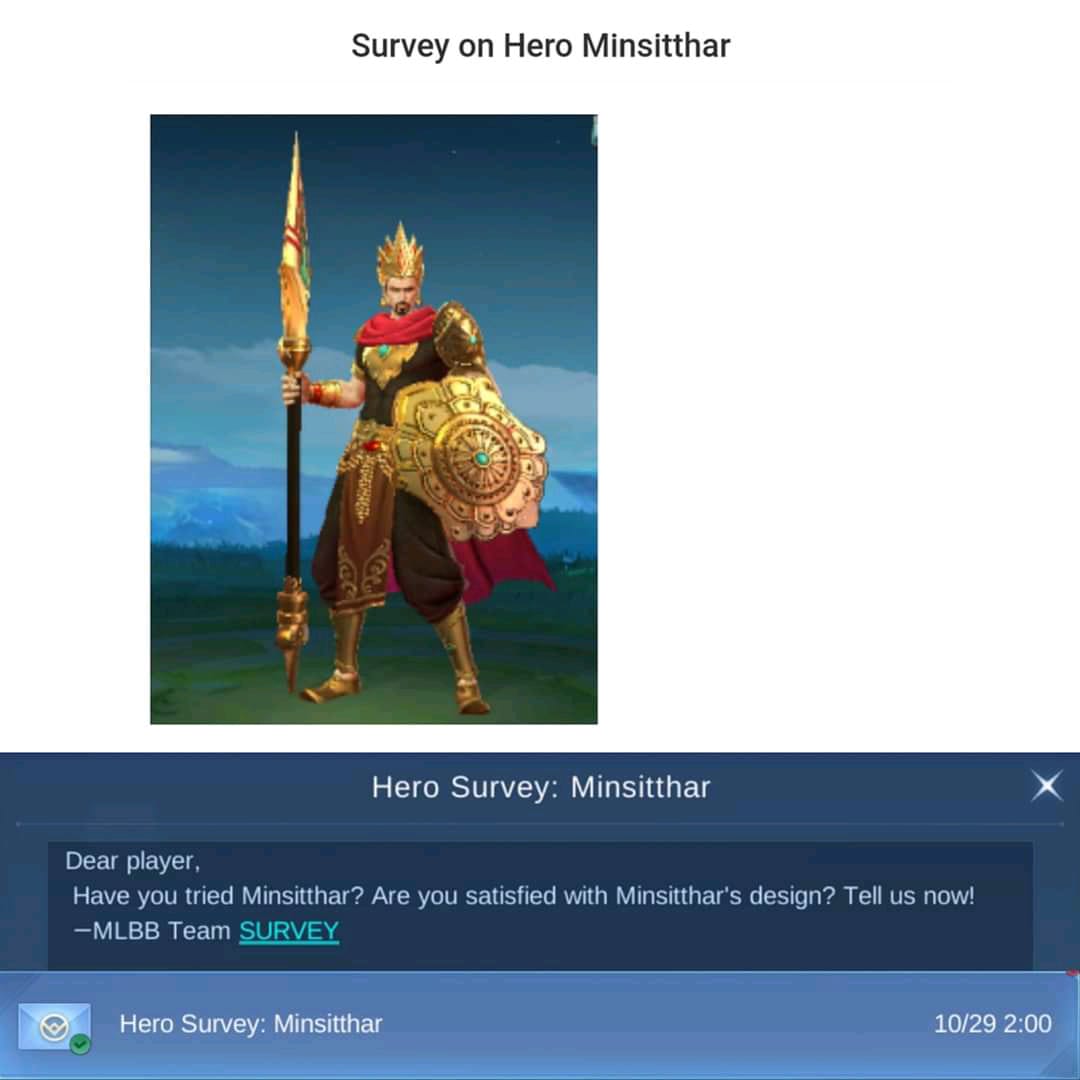 Mobile Legends Rilis Survei Revamp Hero Minsitthar