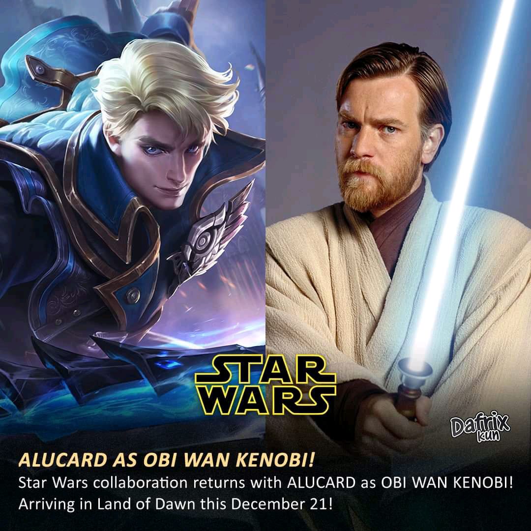 Alucard Dapatkan Skin Obi Wan Kenobi, Star Wars X Mobile Legends
