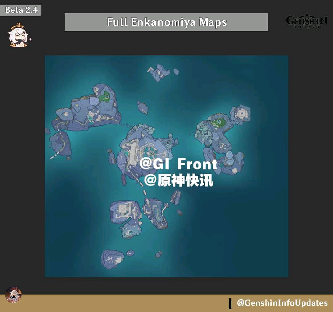 Bocoran Tampilan Map Baru Enkanomiya Genshin Impact 2.4